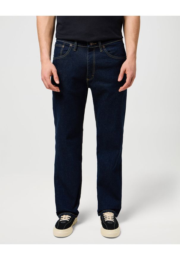 Wrangler - MESKIE SPODNIE WRANGLER REGULAR FIT RINSE 112352894