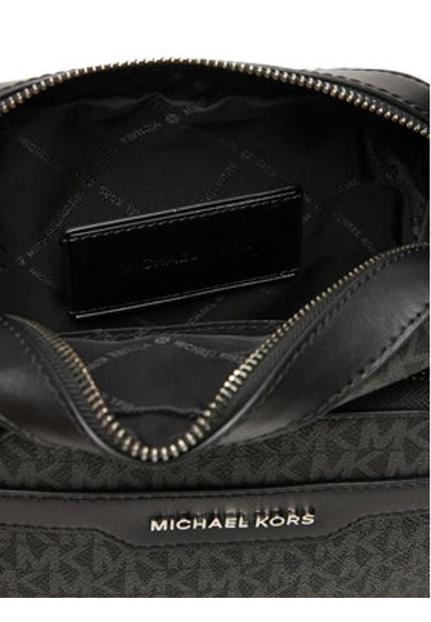MICHAEL Michael Kors Saszetka Hudson 33T5LHDM0B Czarny. Kolor: czarny. Materiał: skóra