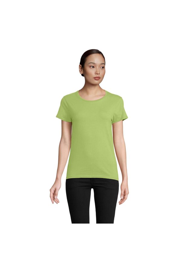 SOL'S - Koszulka Pioneer Dla Kobiet. Kolor: zielony. Sport: turystyka piesza