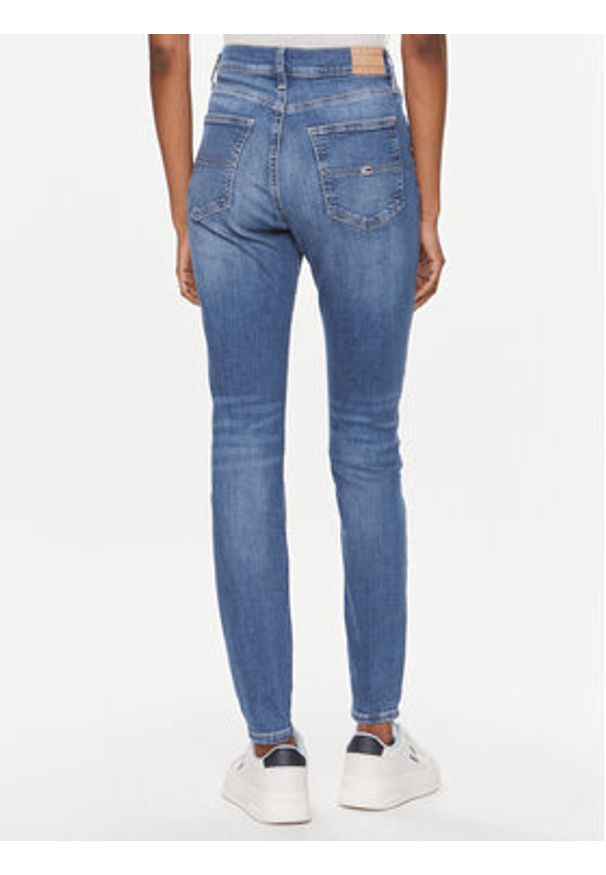 Tommy Jeans Jeansy Sylvia Hgh Sskn Ah1230 DW0DW17162 Niebieski Skinny Fit. Kolor: niebieski