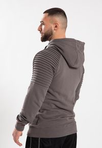 GORILLA WEAR - Georgia Bluza z kapturem zapinana na suwak - Szary. Typ kołnierza: kaptur. Kolor: szary. Sport: fitness