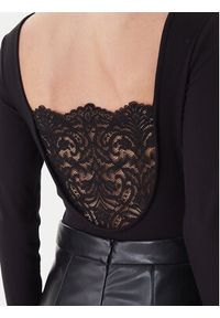 Morgan Body 251-TDENTY Czarny Slim Fit. Kolor: czarny. Materiał: wiskoza