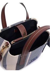 TOMMY HILFIGER - Tommy Hilfiger Torebka Th City Mini Satchel Jacquard AW0AW18732 Niebieski. Kolor: niebieski #7