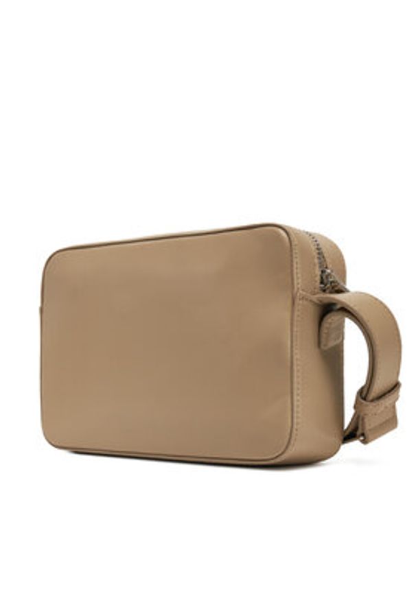 Calvin Klein Torebka Embossed Logo Camera Bag K60K612555 Brązowy. Kolor: brązowy. Materiał: skórzane