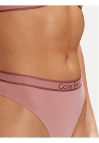 Calvin Klein Underwear Stringi 000QF7954E Różowy. Kolor: różowy. Materiał: bawełna #4