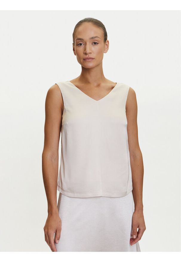 Tatuum Bluzka Susena T2507.049 Beżowy Regular Fit. Kolor: beżowy. Materiał: wiskoza