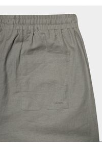 outhorn - Spodnie tkaninowe z lnem męskie Outhorn - khaki. Okazja: na co dzień. Kolor: wielokolorowy, brązowy, oliwkowy. Materiał: len, tkanina. Styl: casual