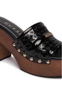 Guess Klapki FLJQUI PAF04 Czarny. Kolor: czarny. Materiał: skóra #2
