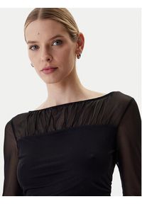 Guess Bluzka W6RP04 KBAH2 Czarny Regular Fit. Kolor: czarny. Materiał: syntetyk #2