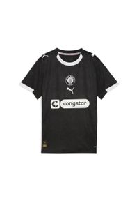 Puma - Młodzieżowa trzecia koszulka FC St. Pauli 25/26 PUMA Black White. Kolor: czarny, biały, wielokolorowy. Sport: piłka nożna