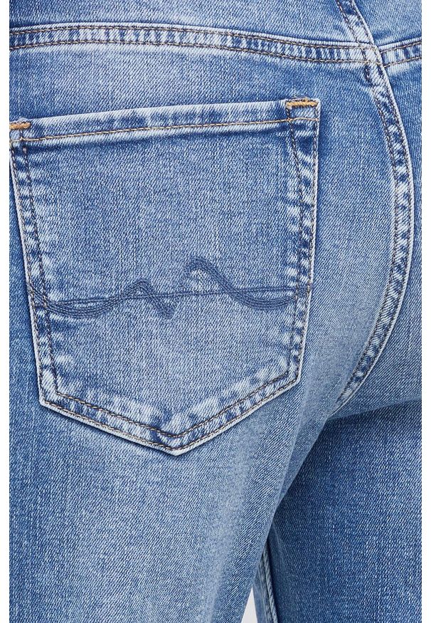 Pepe Jeans Jeansy Mary damskie high waist. Stan: podwyższony. Kolor: niebieski