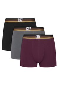 Cristiano Ronaldo CR7 Komplet bokserek 8100-49 Kolorowy. Materiał: bawełna. Wzór: kolorowy #1