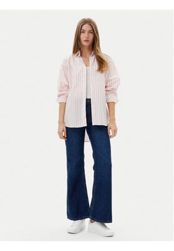 Pepe Jeans Jeansy PL204734 Niebieski Flare Fit. Kolor: niebieski