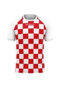 Givova Dama Sportowa Koszulka Biała - L - Oddychająca i Lekka. Kolor: czerwony, biały, wielokolorowy. Sport: piłka nożna #1