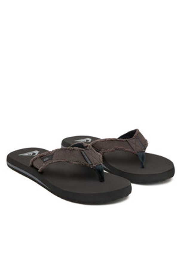 Quiksilver Japonki AQYL100047 Czarny. Kolor: czarny. Materiał: materiał