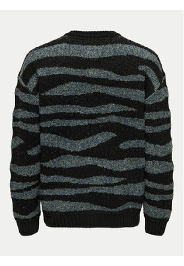 Only & Sons Sweter Lincolm 22031166 Czarny Regular Fit. Kolor: czarny. Materiał: syntetyk