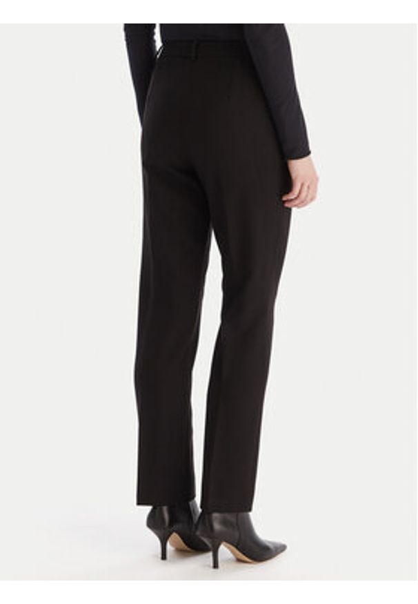 Marella Spodnie materiałowe Eresia 2525136062 Czarny Regular Fit. Kolor: czarny. Materiał: syntetyk