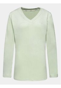 SELMARK - Selmark Piżama Polar Soft P6273 Zielony Regular Fit. Kolor: zielony. Materiał: syntetyk