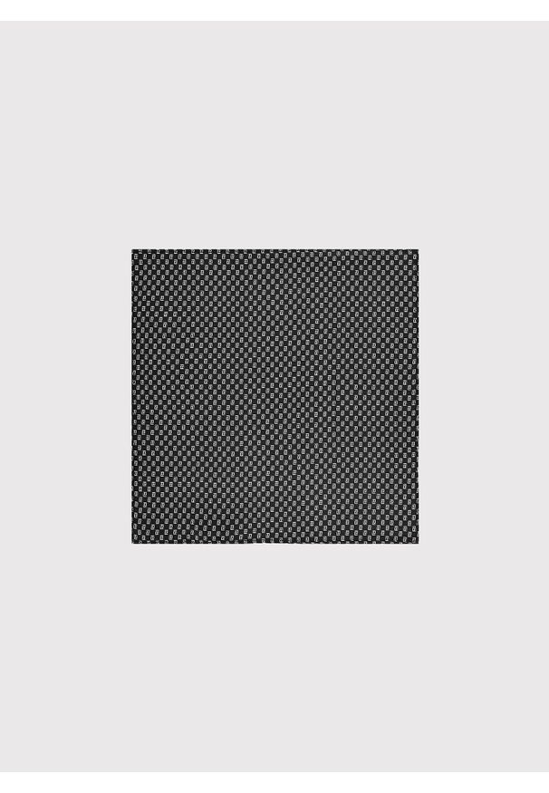 Pako Lorente - PAKO LORENTE – Czarna poszetka z jedwabiu. Kolor: czarny. Materiał: jedwab