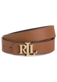Lauren Ralph Lauren Pasek Damski Rev Lrl 30 412754803002 Brązowy. Kolor: brązowy. Materiał: skóra #3
