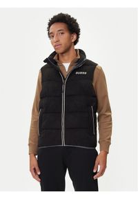 Guess Bezrękawnik Z5BL01 W3230 Czarny Regular Fit. Kolor: czarny. Materiał: syntetyk. Długość rękawa: bez rękawów #1