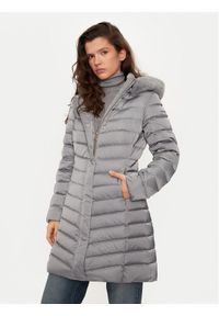 Geox Płaszcz zimowy Bettanie W4626H T3122 F1787 Szary Regular Fit. Kolor: szary. Materiał: syntetyk. Sezon: zima