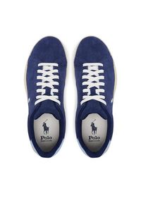 Polo Ralph Lauren Sneakersy Heritage Court II 809960930003 Granatowy. Kolor: niebieski. Materiał: zamsz, skóra