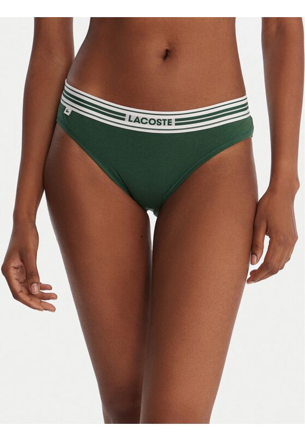 Lacoste Figi klasyczne 8F1333 Zielony. Kolor: zielony. Materiał: bawełna
