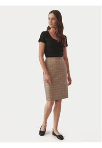 Tatuum Spódnica midi Monri T2416.175B Brązowy Regular Fit. Kolor: brązowy. Materiał: syntetyk #3