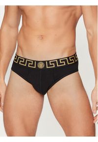 VERSACE - Versace Komplet 3 par slipów AU10327 1A10011 Kolorowy. Materiał: bawełna. Wzór: kolorowy