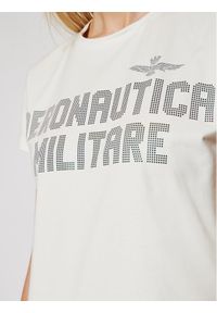 Aeronautica Militare T-Shirt 211TS1849DJ485 Biały Slim Fit. Kolor: biały #2