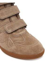 Nokwol Sneakersy Demmi Beżowy. Kolor: beżowy. Materiał: zamsz, skóra #6