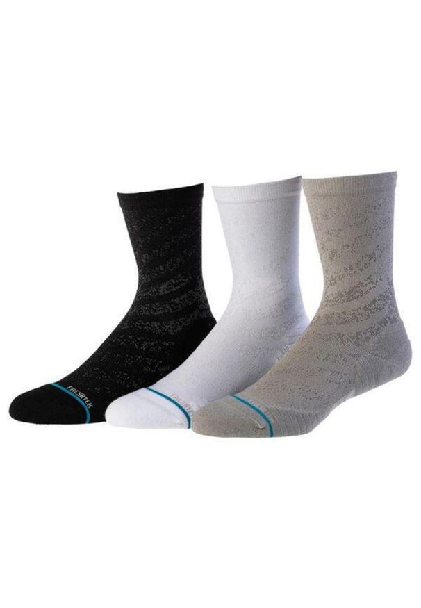 Skarpety biegowe Stance Run Lt Crew 3 Pack. Kolor: wielokolorowy, biały, zielony. Sport: bieganie