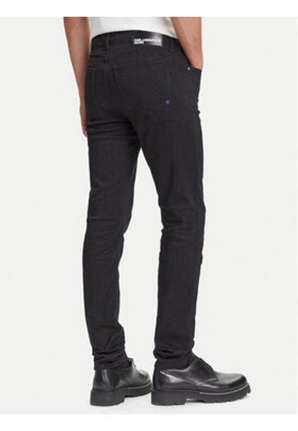 Karl Lagerfeld Jeans Jeansy A3M10031 Czarny Skinny Fit. Kolor: czarny