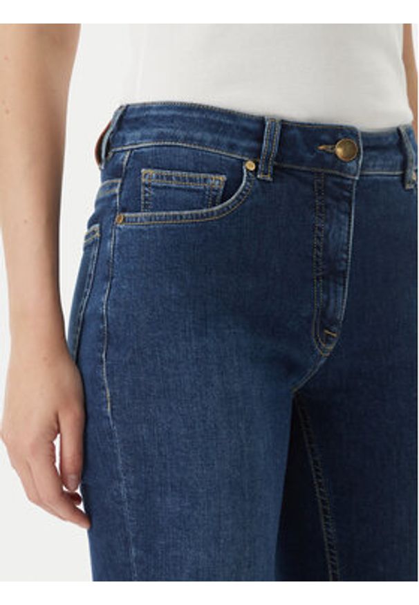Luisa Spagnoli Jeansy Alicudi 542850 Granatowy Skinny Fit. Kolor: niebieski
