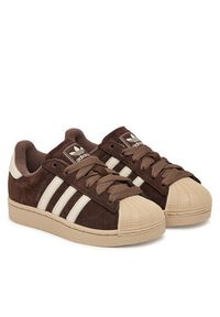 Adidas - adidas Sneakersy Superstar II IH9314 Brązowy. Kolor: brązowy. Materiał: nubuk, skóra. Model: Adidas Superstar #4