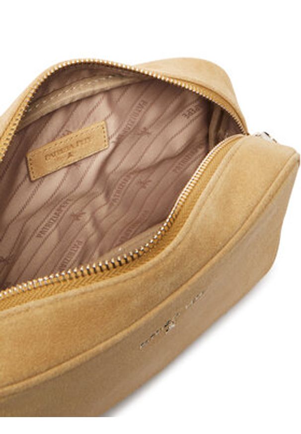 Patrizia Pepe Torebka 8B8985/L152-B880 Beżowy. Kolor: beżowy. Materiał: skórzane, zamszowe