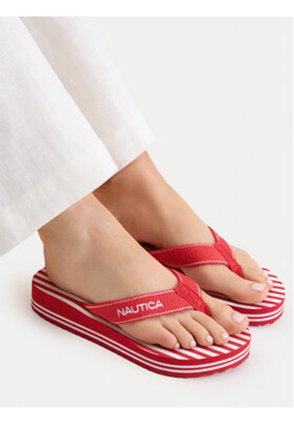 Nautica Japonki CEO-808458 Czerwony. Kolor: czerwony. Materiał: materiał