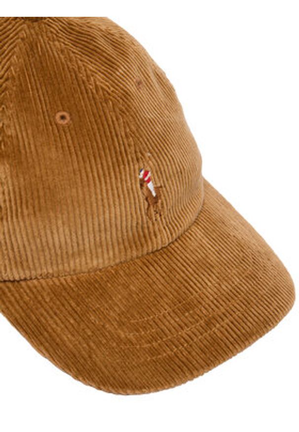 Polo Ralph Lauren Czapka z daszkiem 211A90413003 Brązowy. Kolor: brązowy. Materiał: bawełna