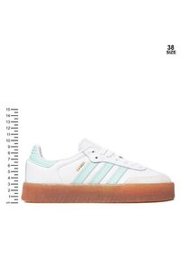 Adidas - adidas Sneakersy Sambae JQ1314 Biały. Kolor: biały. Materiał: skóra #6