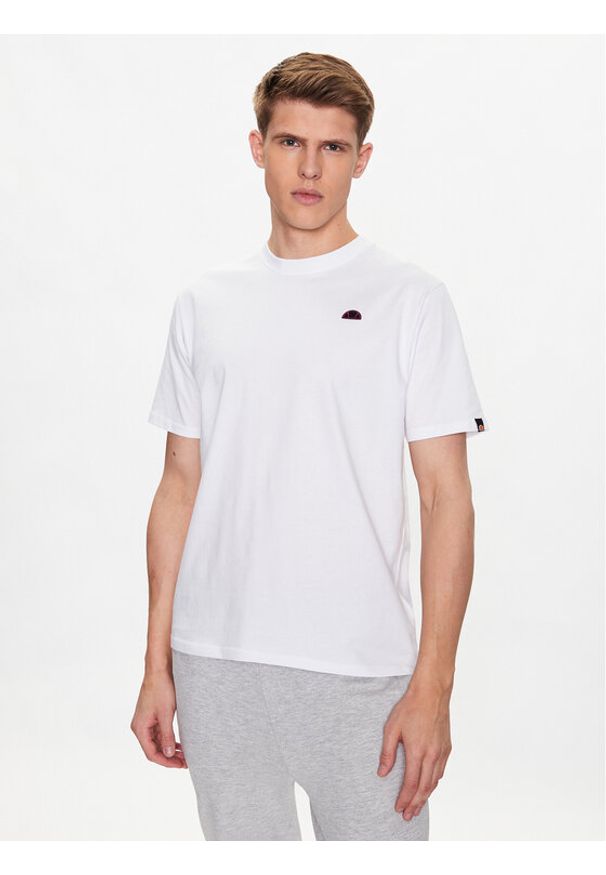 Ellesse T-Shirt Vipera SHR17639 Biały Regular Fit. Kolor: biały. Materiał: bawełna