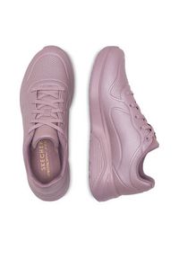 skechers - Skechers Sneakersy UNO LIGHT 8750063 DKMV Różowy. Kolor: różowy. Materiał: skóra