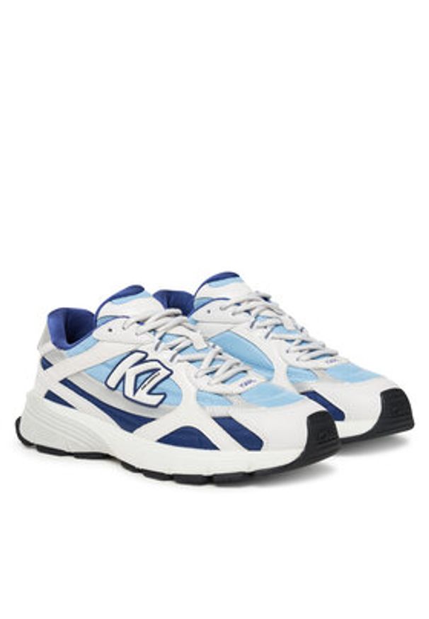 Karl Lagerfeld - KARL LAGERFELD Sneakersy Orion KL55521A Biały. Kolor: biały. Materiał: skóra