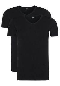 BOSS - Boss Komplet 2 t-shirtów Vn 2P Co/El 50325408 Czarny Slim Fit. Kolor: czarny. Materiał: bawełna