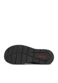 Rieker Trzewiki 55069-00 Czarny. Kolor: czarny. Materiał: materiał #7