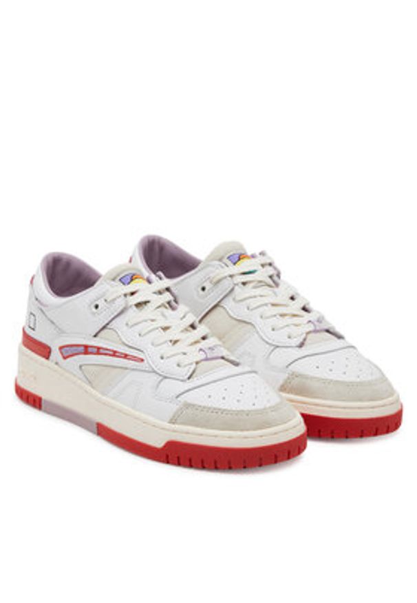 D.A.T.E. Sneakersy Torneo W421-T8-CO Biały. Kolor: biały. Materiał: skóra