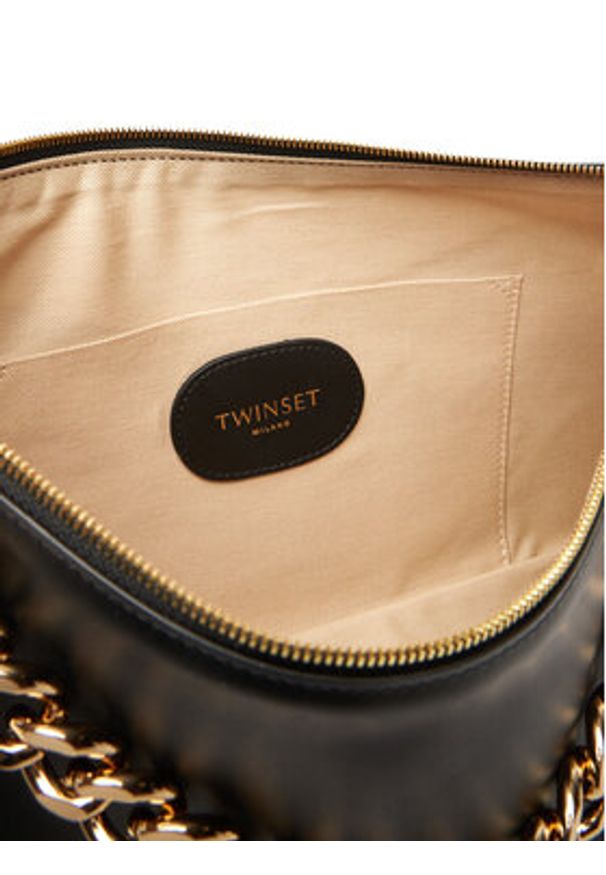 TwinSet - TWINSET Torebka 999TB7010 Czarny. Kolor: czarny. Materiał: skórzane