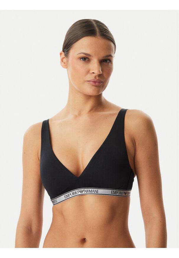 Emporio Armani Underwear Biustonosz EW000435 AF19028 UC001 Czarny. Kolor: czarny. Materiał: syntetyk