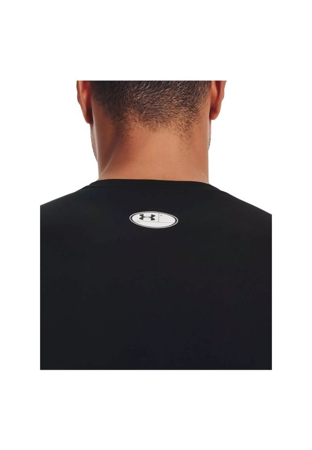 Koszulka męska treningowa Under Armour HeatGear Armour LongSleeve (1361524-001). Kolor: czarny. Materiał: poliester, materiał, elastan, tkanina. Długość rękawa: długi rękaw. Długość: długie. Sport: fitness