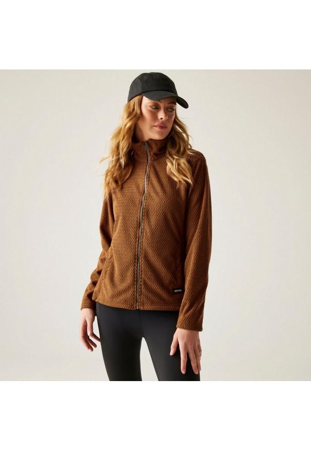 Regatta - Polar damski rozsuwany Heidy. Kolor: brązowy. Materiał: polar